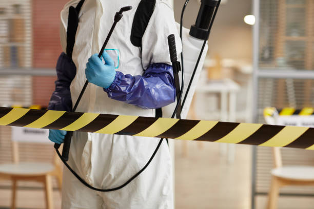 Professional Trauma Scene Cleanup technician working in Evansville, IN